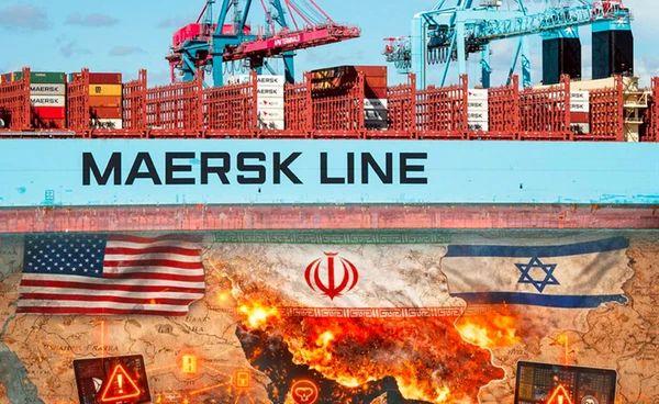 "Maersk" เตือนสงครามดันค่าขนส่งพุ่งร้อยละ 15–20