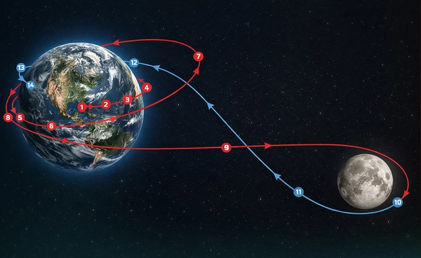 ภารกิจ Artemis II ก้าวประวัติศาสตร์ ทดสอบมนุษย์บินรอบดวงจันทร์ ปูทางสู่การกลับไปเหยียบอีกครั้ง
