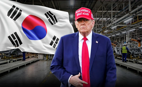 "ทรัมป์" ประกาศ เตรียมขึ้นภาษีรถยนต์ "เกาหลีใต้" เป็น 25%  อ้างไม่ยอมทำตามข้อตกลง หุ้นรถยนต์เกาหลีร่วงหนักเช้านี้ 