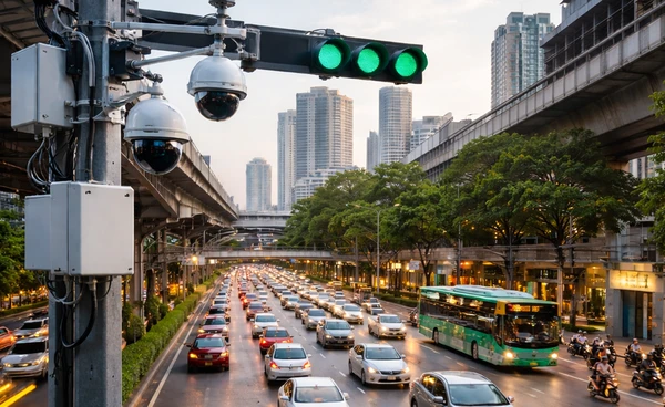 กรุงเทพฯ พลิกโฉมไฟจราจร แก้ปัญหารถติดด้วย AI CCTV นำร่องแล้ว 74 แยกทั่วกรุงฯ