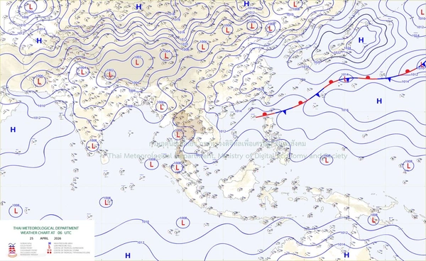 กรมอุตุฯ ประกาศฉบับที่ 8 จบพายุฤดูร้อน แต่ยังคงมีฝนฟ้าคะนอง ในอีก24 ชม.ข้างหน้า  