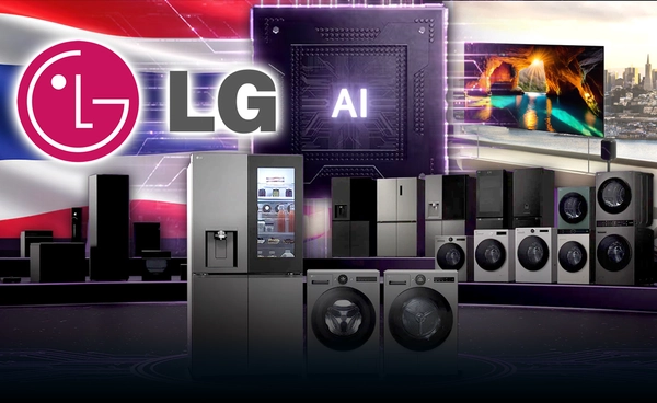ศึกเครื่องใช้ไฟฟ้า! "LG" ลั่นไม่แข่งราคา ส่ง AI บุกตลาดไทย