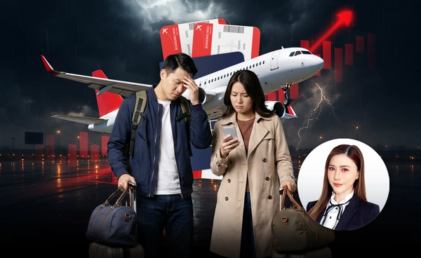 "ฝันร้าย" ของนักเดินทาง "ตั๋วเครื่องบิน" แพงขึ้นทั่วโลก เหตุบินอ้อม น้ำมันพุ่ง "การบินไทย" ขึ้นราคาแล้ว 15% 