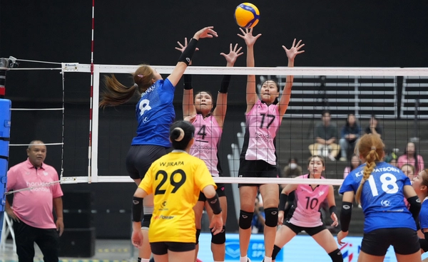 ผลการแข่งขันวอลเลย์บอลไทยแลนด์ลีกฯ นครปฐม ปลดล็อกซิวชัยเกมแรก บัณฑิตเอเซีย ฟอร์มดุเก็บ 3 แต้ม