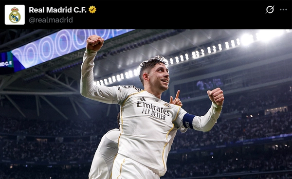 ผลฟุตบอล ยูฟ่า แชมเปี้ยนส์ ลีก รอบ 16 ทีม นัดแรก : วัลเวร์เด้ซัดแฮตทริก พาราชันถล่มเรือใบขาดลอย 3-0