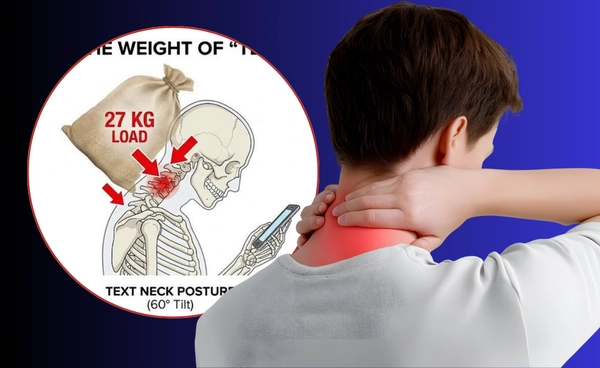 รู้หรือไม่ ก้มหน้าเล่นมือถือ ทำร้ายกระดูกคอเท่ากับแบกข้าวสาร 1 ถัง