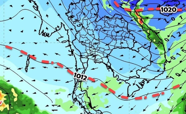 ลมหนาวรอบใหม่มาแล้ว ไทยตอนบนเย็นลง 1-3 องศาฯ