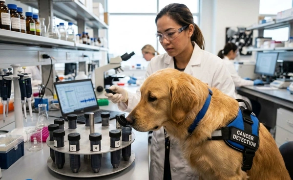 สุนัขอาจกลายเป็นทางออก ช่วยนักวิทยาศาสตร์ ดมกลิ่นคัดกรองมะเร็ง