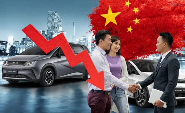 "BYD "ยอดขายในจีน 2 เดือนแรกวูบร้อยละ 36