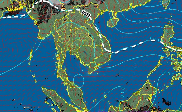 คาดการณ์อากาศ 7 วัน  อีสาน-ตะวันออก มีฝนเพิ่มขึ้น  24-28 มี.ค. ไทยตอนบนร้อนจัด