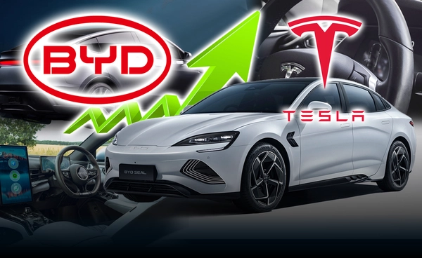 เกิดอะไรขึ้น! "TESLA" หลุดแชมป์ ส่ง "BYD" ผงาดผู้นำ EV โลก