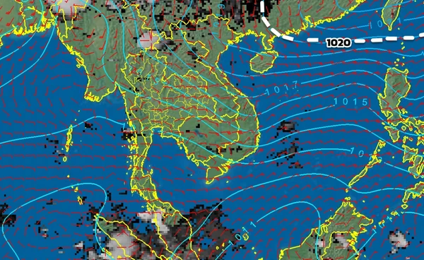 คาดการณ์อากาศ 7 วัน  ไทยตอนฝนลดลง  17-20 มี.ค.อากาศร้อนขึ้น