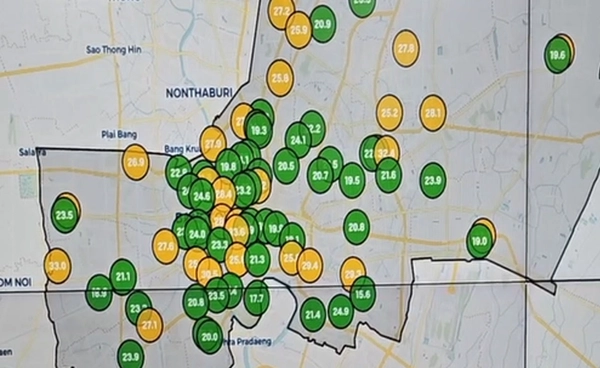สถานการณ์ฝุ่น PM 2.5 กทม. คาดอัตราการระบายอากาศดีต่อเนื่องตลอดสัปดาห์ 