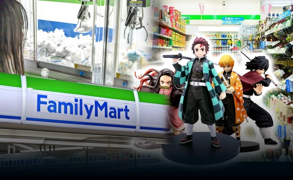 สู้ศึก! FamilyMart ส่ง "ตู้คีบ-อนิเมะ" บุก 5,000 สาขา