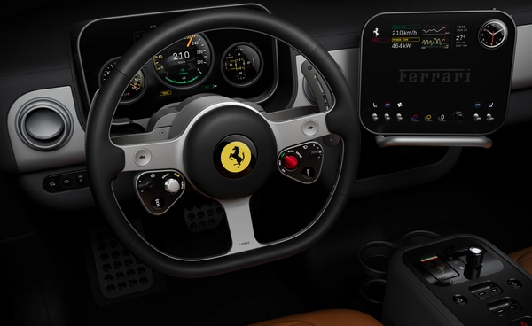 Ferrari เผยภายใน Ferrari Luce รถ EV คันแรกของค่าย ! ดึงผู้ออกแบบ iPhone - Jony Ive ร่วมออกแบบรถด้วย