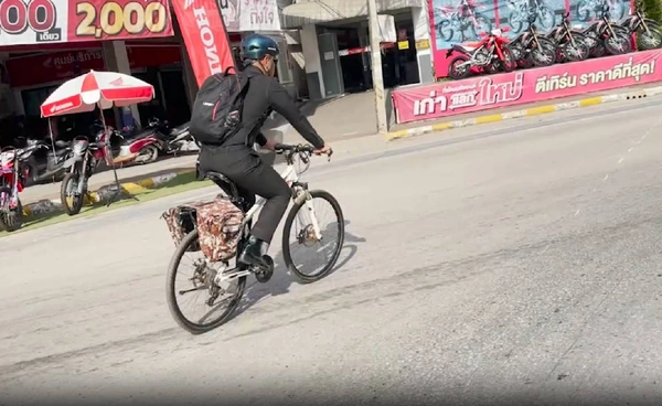  "น้ำมันพุ่ง"ผู้ช่วยสัสดีเลย ปั่นจักรยานไปทำงาน ประหยัดพลังงาน | เรื่องดีดีทั่วไทย | 18-3-69