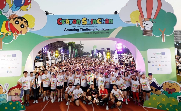 ก้าวคนละก้าวผนึกชินจังจัดวิ่งการกุศลช่วยเด็กไทย