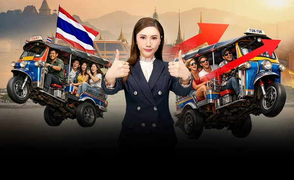  “เที่ยวไทยฟื้นแรง!” ต่างชาติพุ่งวันละ 1.3 แสนคน ความหวังเร่งเครื่องเศรษฐกิจไทย