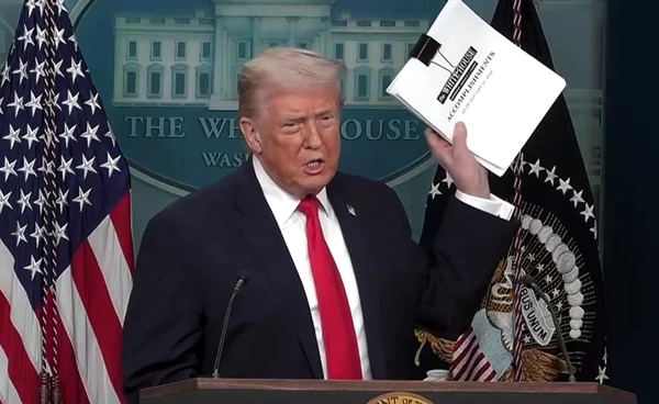 "ทรัมป์" แถลงผลงานครบรอบ 1 ปี 