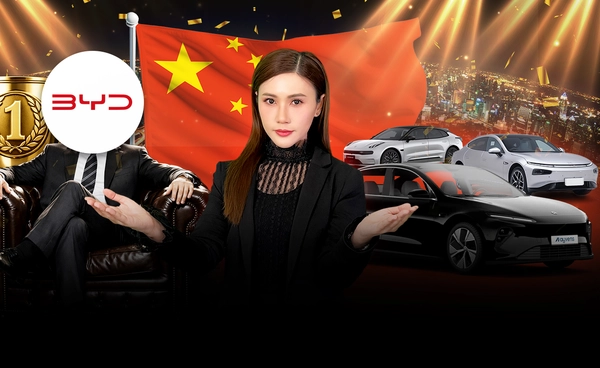 "จีน" ผงาดยึดบัลลังก์ EV โลกสำเร็จ ยอดขาย BYD แซงหน้า Tesla ขึ้นเบอร์ 1
