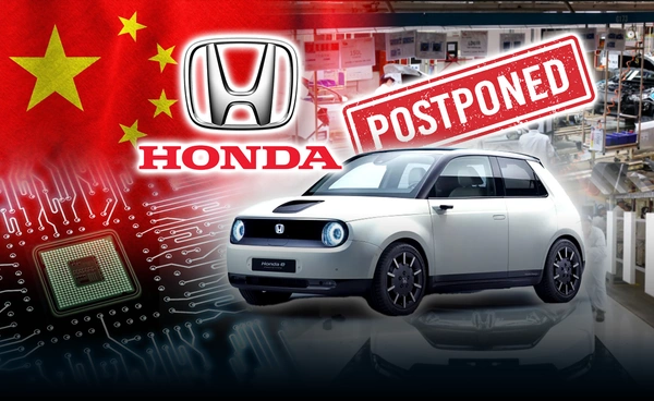 "ฮอนด้า" ขยายหยุดโรงงานในจีน เหตุชิปขาดแคลน