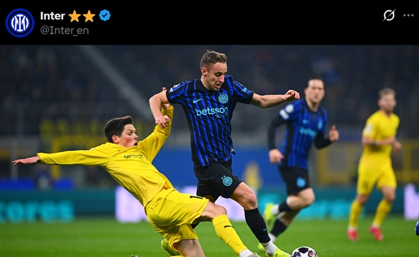 ผลฟุตบอล ยูฟ่า แชมเปี้ยนส์ ลีก : อินเตอร์ มิลาน พ่าย โบโด กลิมท์ คาบ้าน 1-2 ชวดเข้ารอบ 16 ทีม