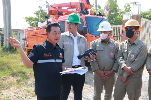 รูป-MEA ลงพื้นที่ กกต. สมุทรปราการ ยกระดับระบบไฟฟ้าขั้นสูงสุดรองรับการเลือกตั้ง-9