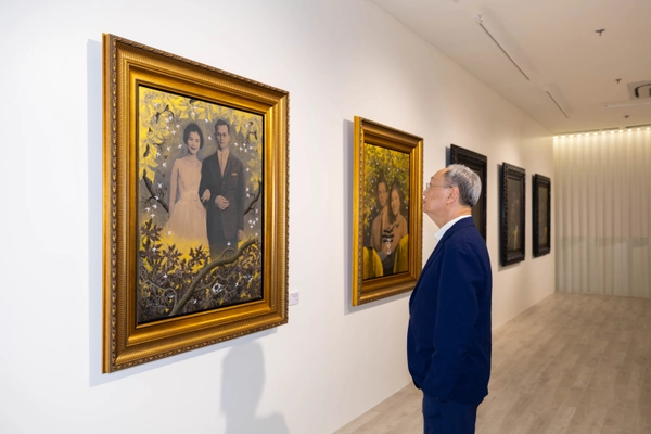 รูป-2 ศิลปินแห่งชาติ ผสานพลังศิลปินชั้นนำไทย สร้างสรรค์นิทรรศการศิลปกรรมทรงคุณค่า-12