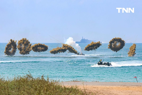 รูป-"ไทย-สหรัฐฯ-เกาหลีใต้-สิงคโปร์" ฝึกร่วมผสม คอบร้าโกลด์ 2026 ยกพลขึ้นบก โชว์ศักยภาพกำลังรบ 4 ชาติ-6