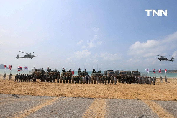 รูป-"ไทย-สหรัฐฯ-เกาหลีใต้-สิงคโปร์" ฝึกร่วมผสม คอบร้าโกลด์ 2026 ยกพลขึ้นบก โชว์ศักยภาพกำลังรบ 4 ชาติ-24