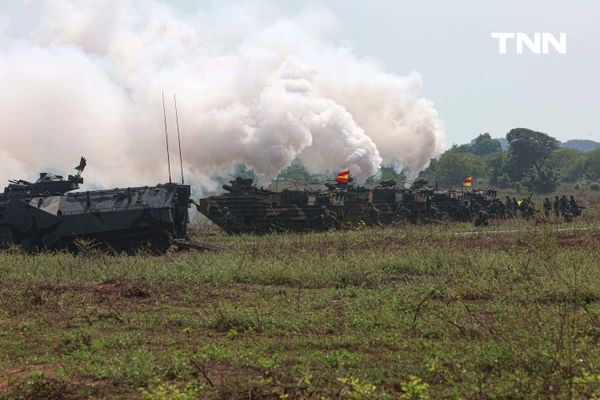 รูป-"ไทย-สหรัฐฯ-เกาหลีใต้-สิงคโปร์" ฝึกร่วมผสม คอบร้าโกลด์ 2026 ยกพลขึ้นบก โชว์ศักยภาพกำลังรบ 4 ชาติ-12
