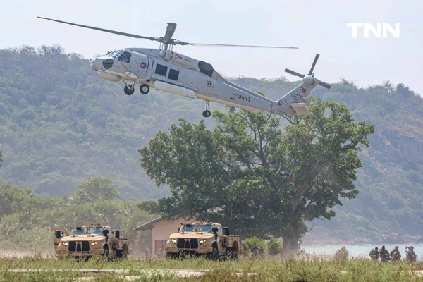 รูป-"ไทย-สหรัฐฯ-เกาหลีใต้-สิงคโปร์" ฝึกร่วมผสม คอบร้าโกลด์ 2026 ยกพลขึ้นบก โชว์ศักยภาพกำลังรบ 4 ชาติ-17