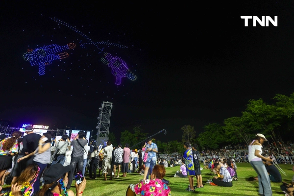รูป-การแสดงโดรนแปรอักษร 1200 ตัว งาน “Maha Songkran World Water Festival 2026”-7
