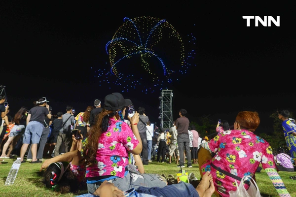 รูป-การแสดงโดรนแปรอักษร 1200 ตัว งาน “Maha Songkran World Water Festival 2026”-8