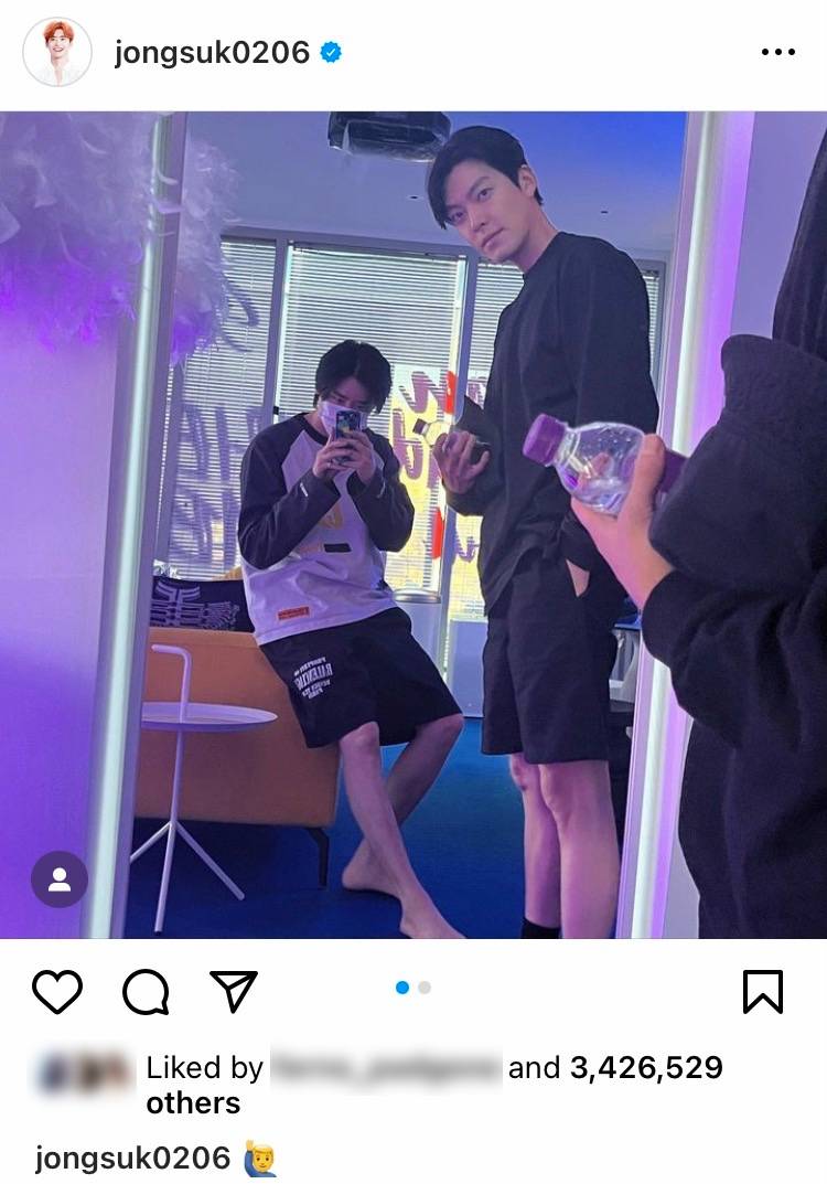 ภาพหายาก!! พระเอกเพื่อนซี้ 'อีจงซอก-คิมอูบิน' แชร์ภาพคู่ทำแฟนๆ ปริ่มมาก