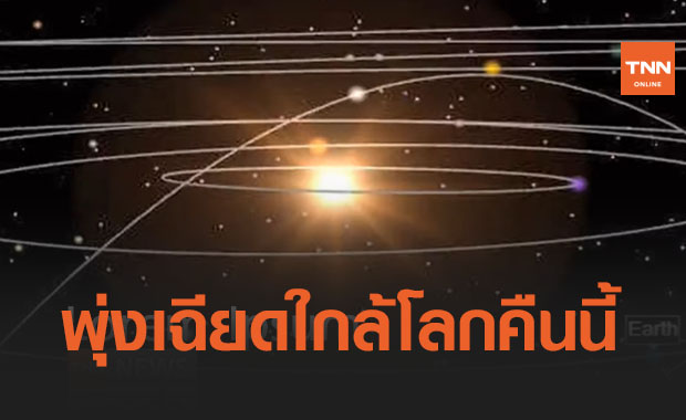 จับตา! ดาวเคราะห์น้อยขนาดใหญ่ พุ่งเฉียดโลกคืนนี้