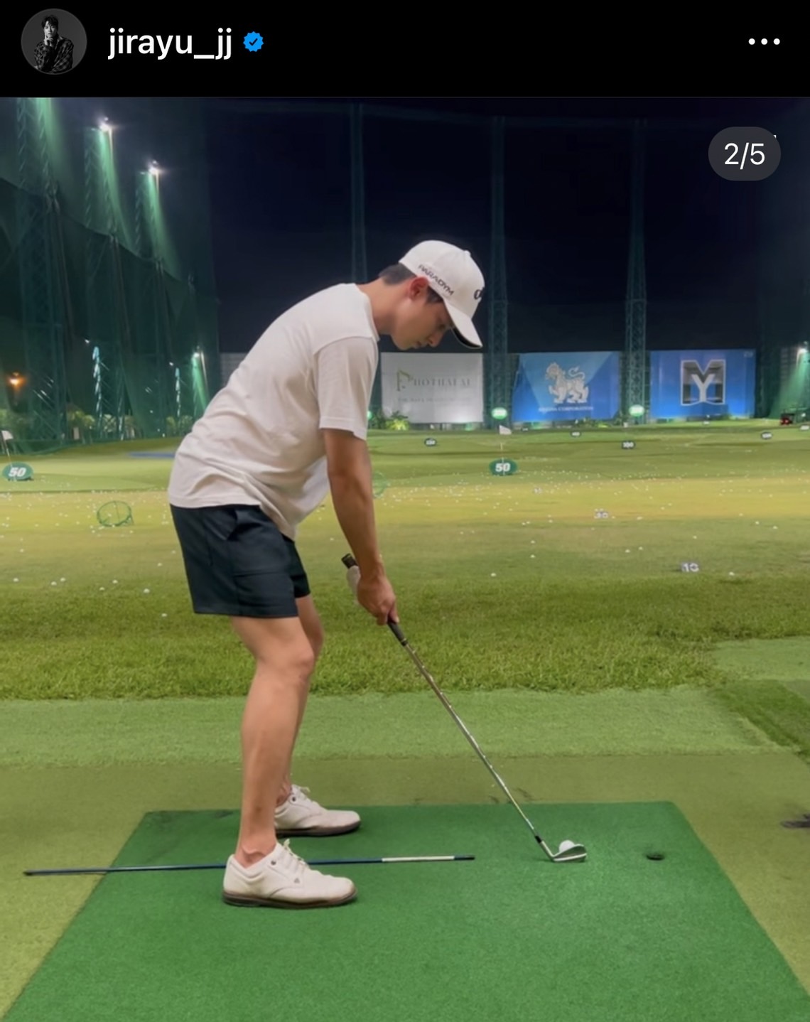 เจมส์ จิ ชมเปาะ เจมส์ มาร์ สอนตีกอล์ฟอย่างเทพ!!