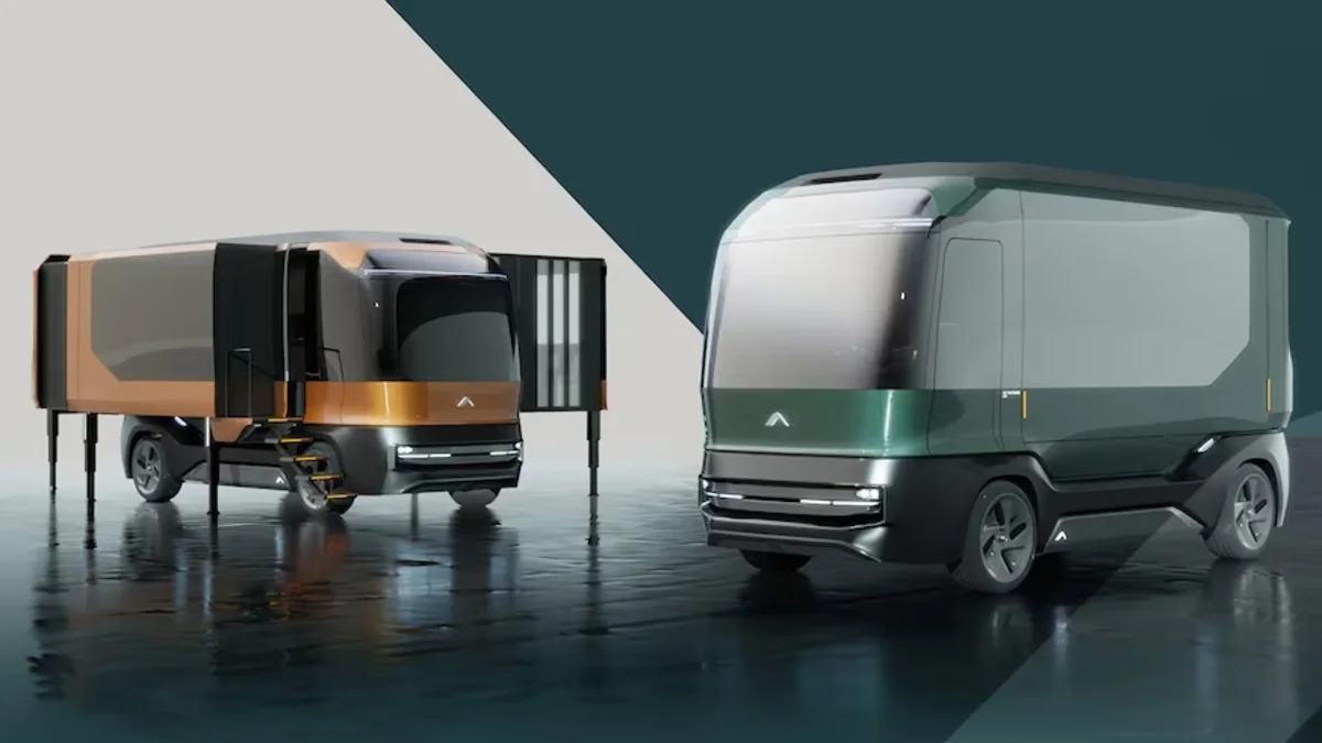 รถบ้านไฟฟ้าสุดล้ำ eTH แปลงร่างเพิ่มพื้นที่ใช้งานได้