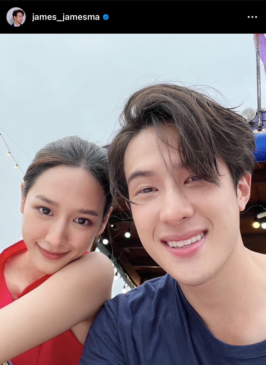 ขยับความสัมพันธ์แล้ว! “เจมส์ มาร์” รับ “น้องพาย” คือคนของหัวใจ ขยับความสัมพันธ์แล้ว! “เจมส์ มาร์” รับ “น้องพาย” คือคนของหัวใจ