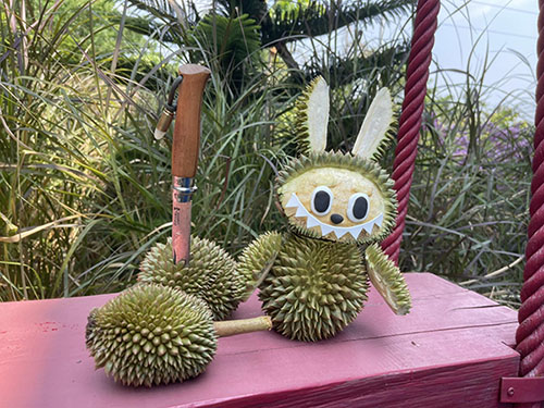 สุดเจ๋ง! หนุ่มผุดไอเดีย ‘ลาลาบูบู้ทุเรียน’ ตัวแรกของไทย ชาวเน็ตแห่แชร์ 