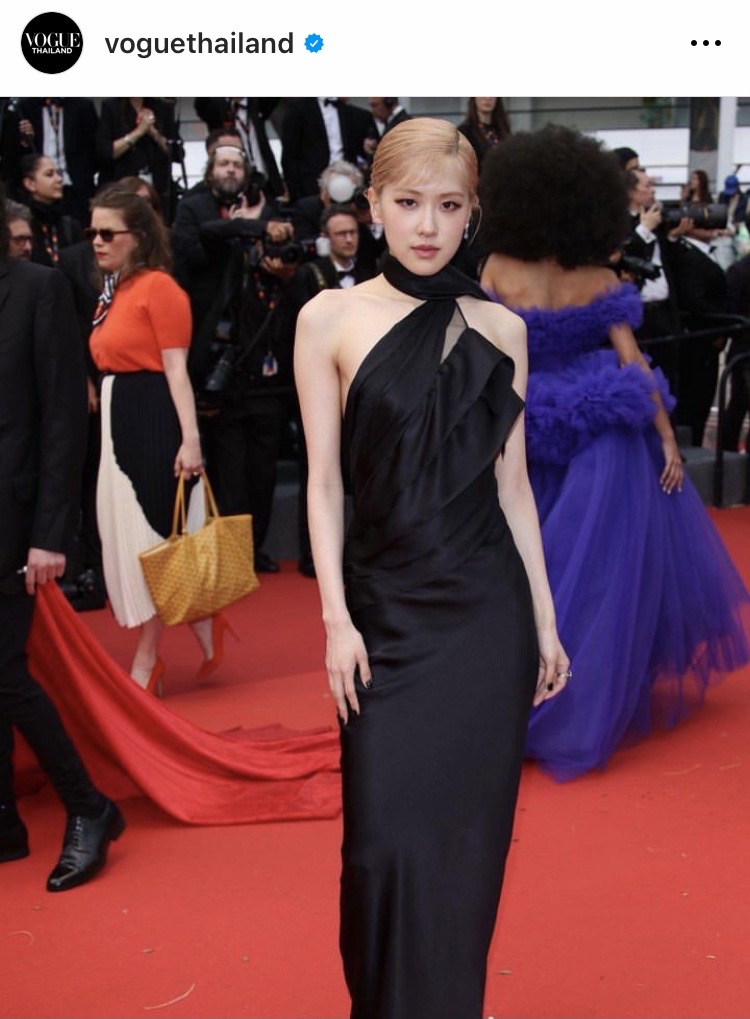 'โรเซ่' บุกคานส์!! สมาชิก BLACKPINK คนแรกบนพรมแดงเทศกาลหนังระดับโลกที่ฝรั่งเศส