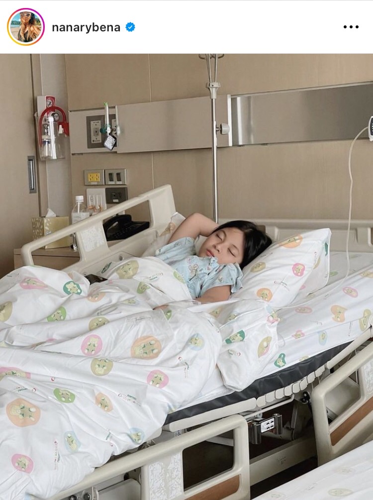 แอ็ดมิทโรงพยาบาลด่วน! น้องบีน่า ลูกสาว นานา ไรบีนา ติดเชื้อไข้หวัดใหญ่