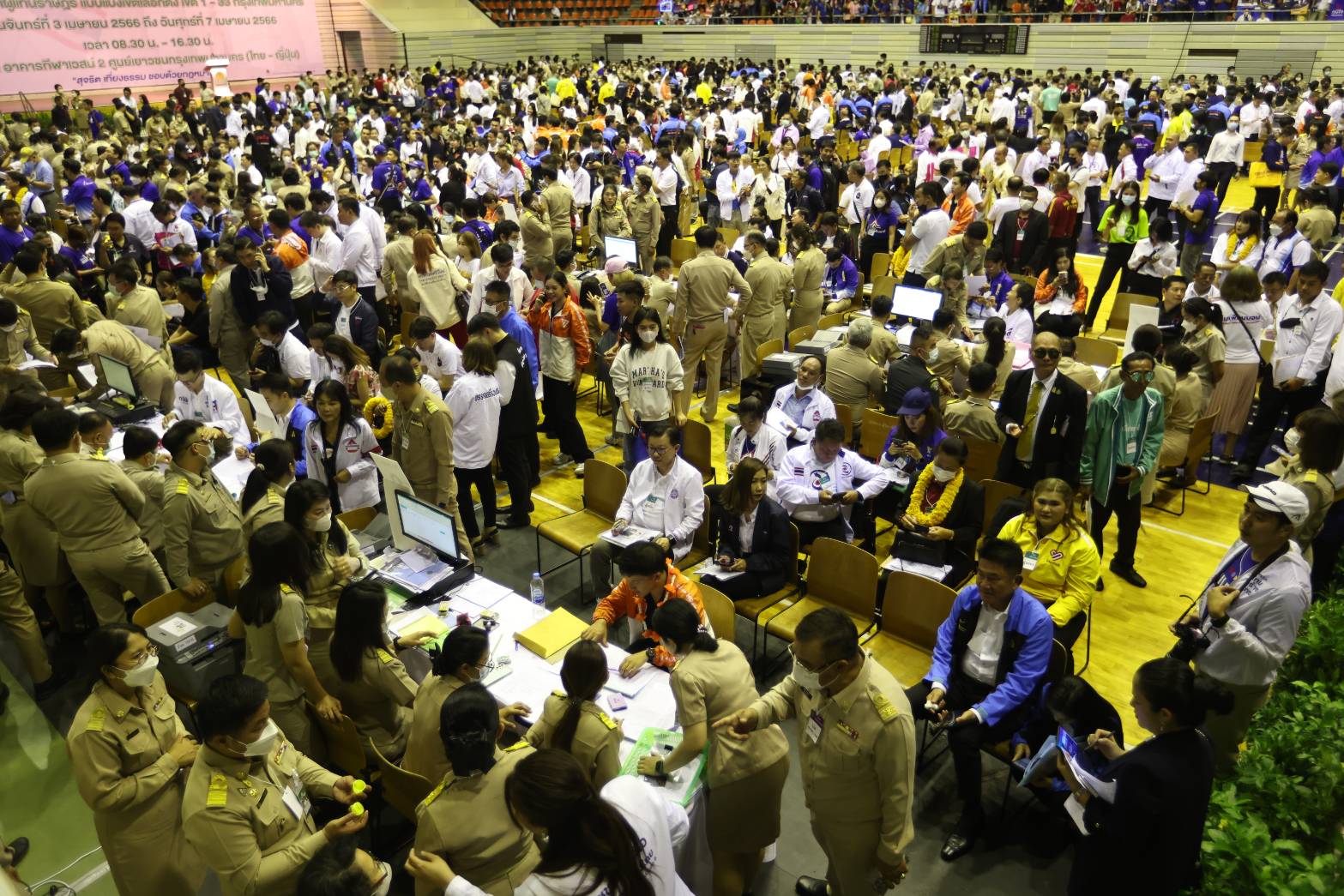 เลือกตั้ง 2566 ประมวลภาพพรรคการเมืองนำทีมสมัครส.ส.แบบแบ่งเขตกทม.