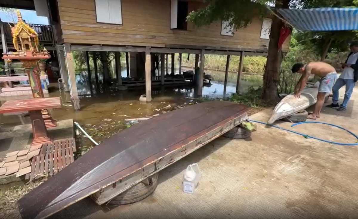 ชาวบางบาล ยอมทิ้งบ้าน หนีน้ำท่วมซ้ำซากทุกปี