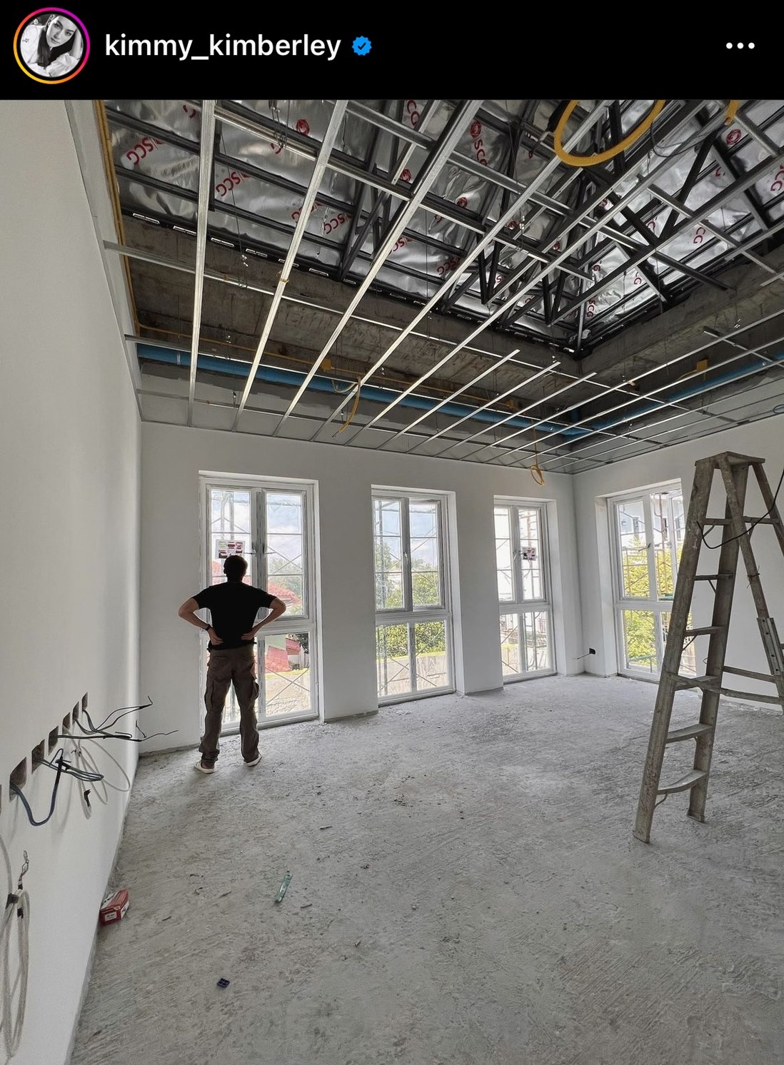 คิมเบอร์ลี เผย ภาพอัปเดตบ้านหลังใหม่ที่กำลังสร้าง!