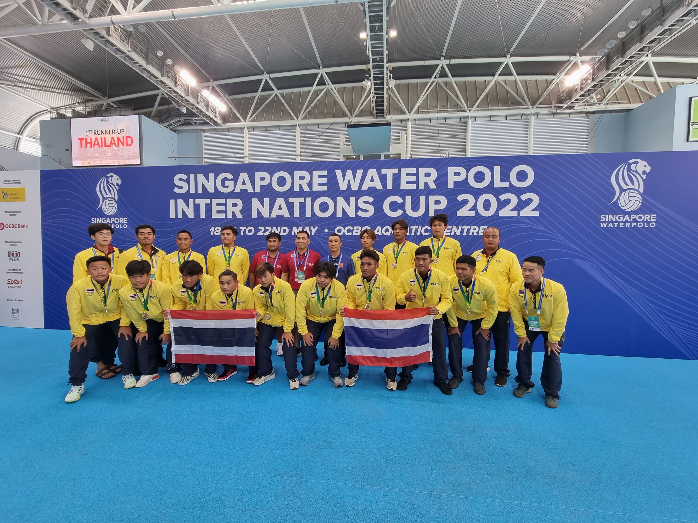 'โปโลน้ำไทย' คว้ารองแชมป์ทั้งชาย-หญิง ศึก 'สิงคโปร์ เนชั่นส์คัพ2022' 'โปโลน้ำไทย' คว้ารองแชมป์ทั้งชาย-หญิง ศึก 'สิงคโปร์ เนชั่นส์คัพ2022'