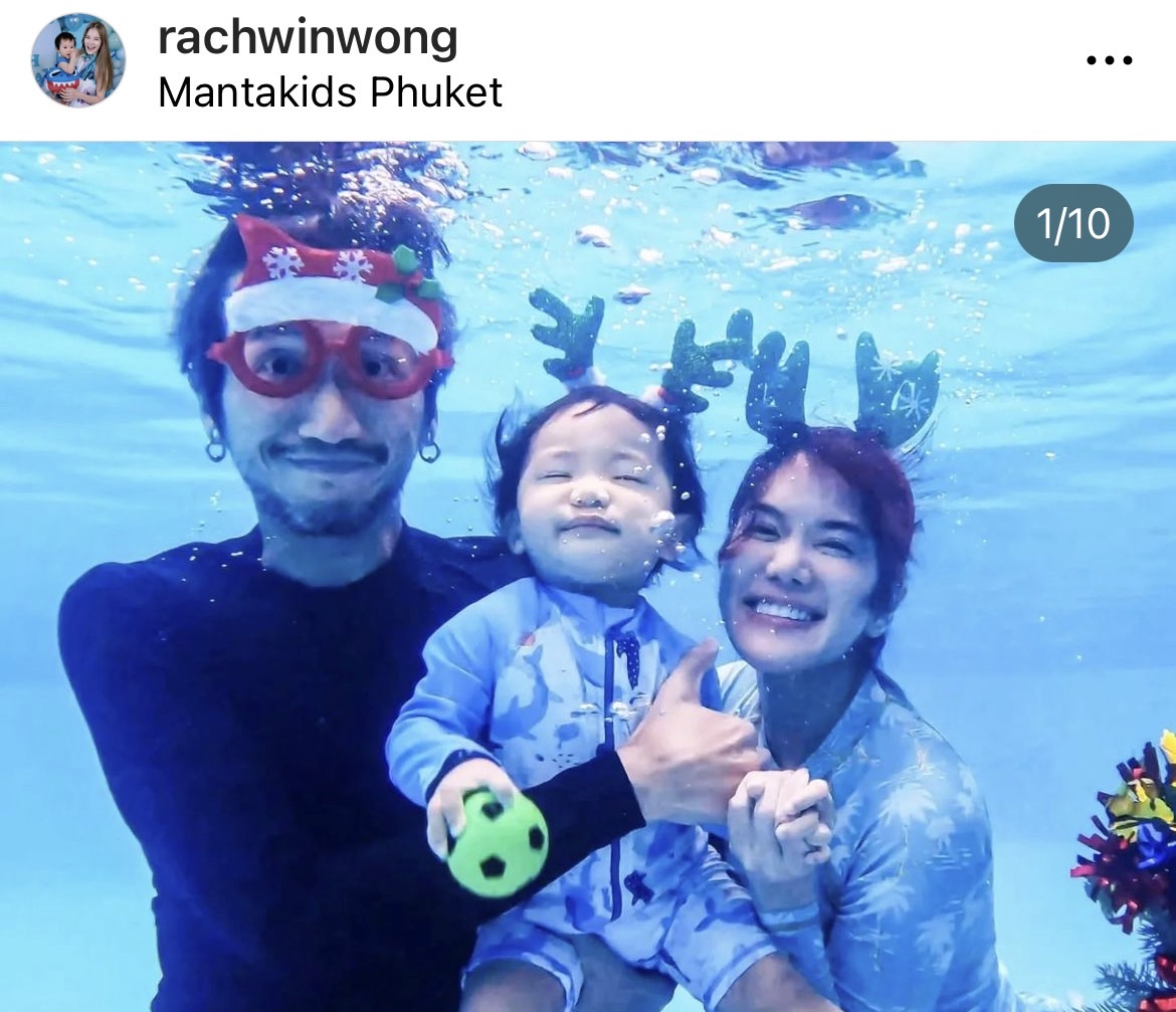 เก่งเกินวัย “น้องทะเล” ดำน้ำถ่ายภาพพร้อม “พ่อตูน-แม่ก้อย”