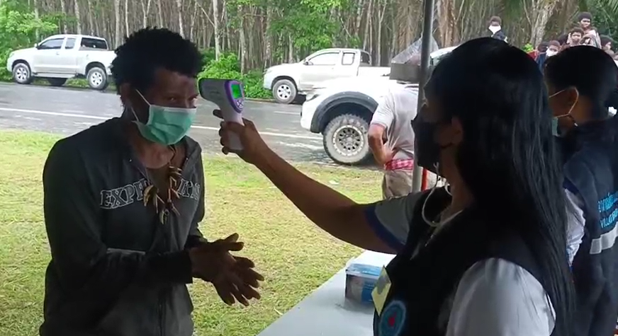 เลือกตั้งอบต. 2564 คึกคัก ปชช.ทยอยใช้สิทธิ ชาวมานิออกจากป่าเข้าคูหา