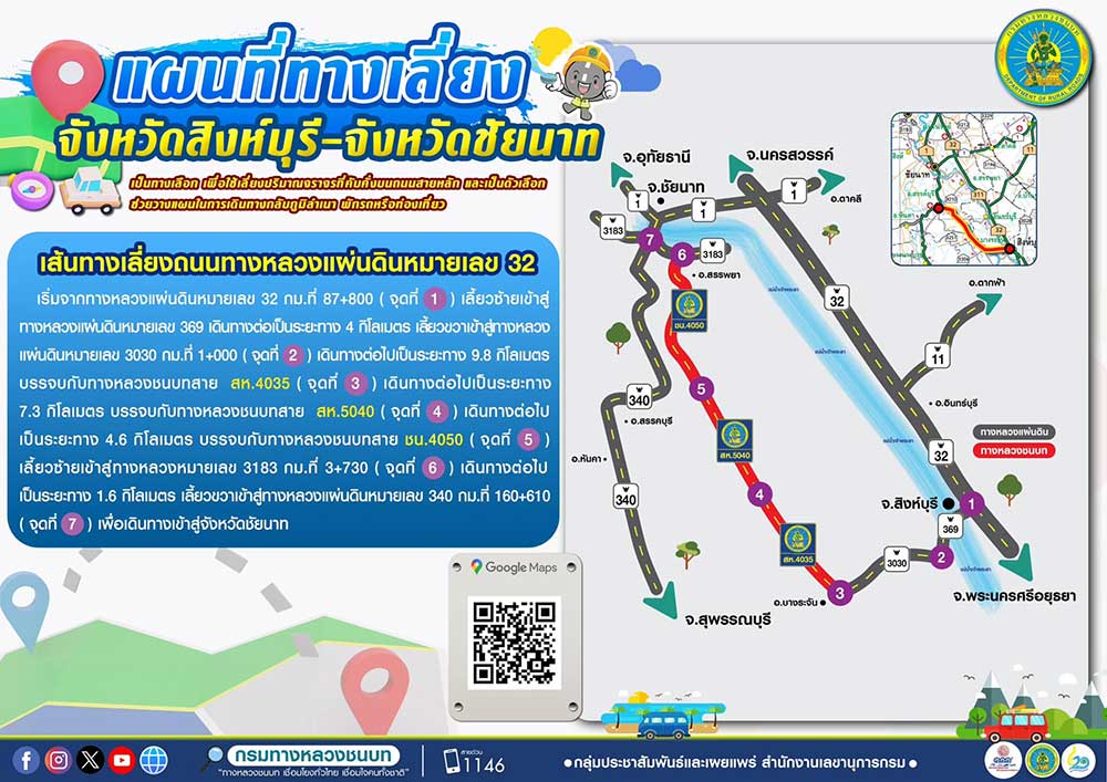 เช็กที่นี่ แนะ 7 เส้นทางเลี่ยงรถติดบนถนนสายหลักเดินทางช่วงเทศกาลสงกรานต์ 2567