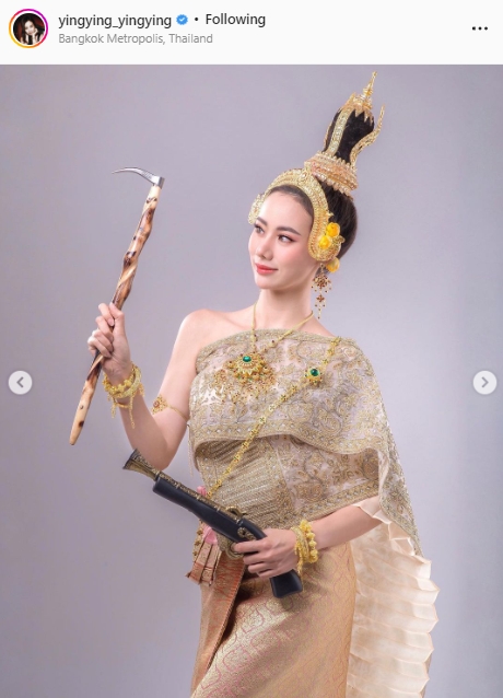 สวยสะกดทุกสายตา! เหล่าคนดังแปลงโฉมเป็น นางกิริณีเทวี